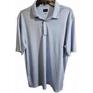 Greg Norman Light Blue Polo Shirt L/G